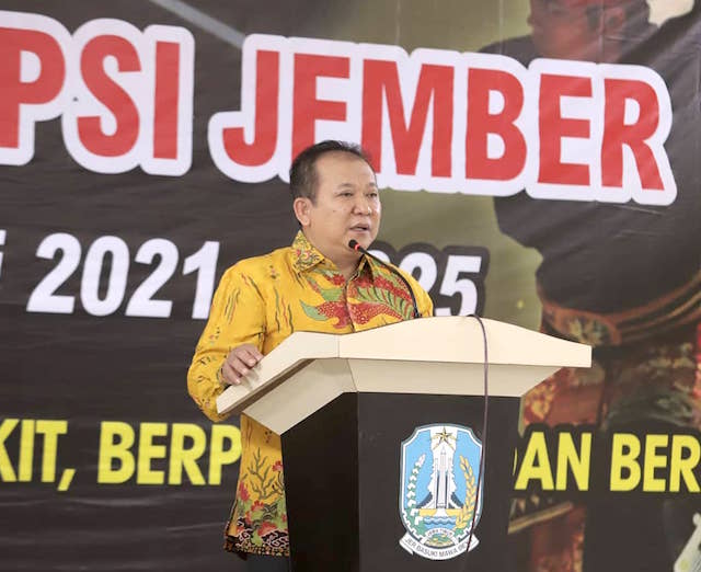 Di Pelantikan Pengurus IPSI Jember, Bupati Hendy Yakin Pencak Silat Kembali Bangkit